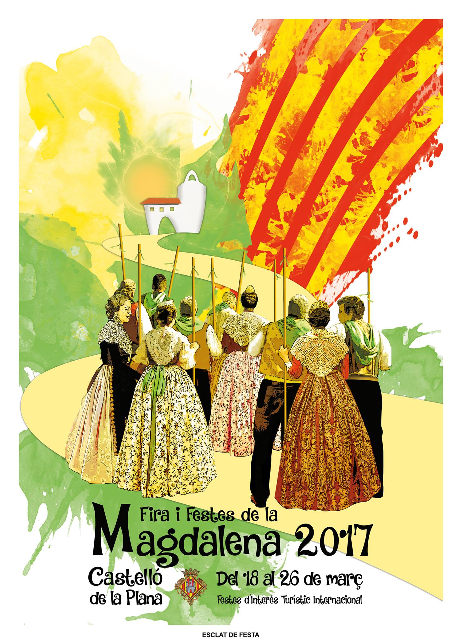 Cartel Fiestas de la Magdalena Castellón 2017